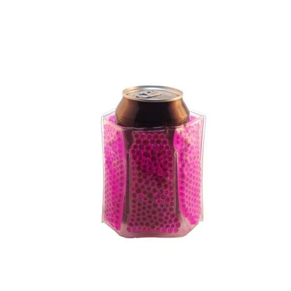 Zees Creations Zees Creations CS9106 The Cool Sack; Beaded Can Cooler - Pink CS9106